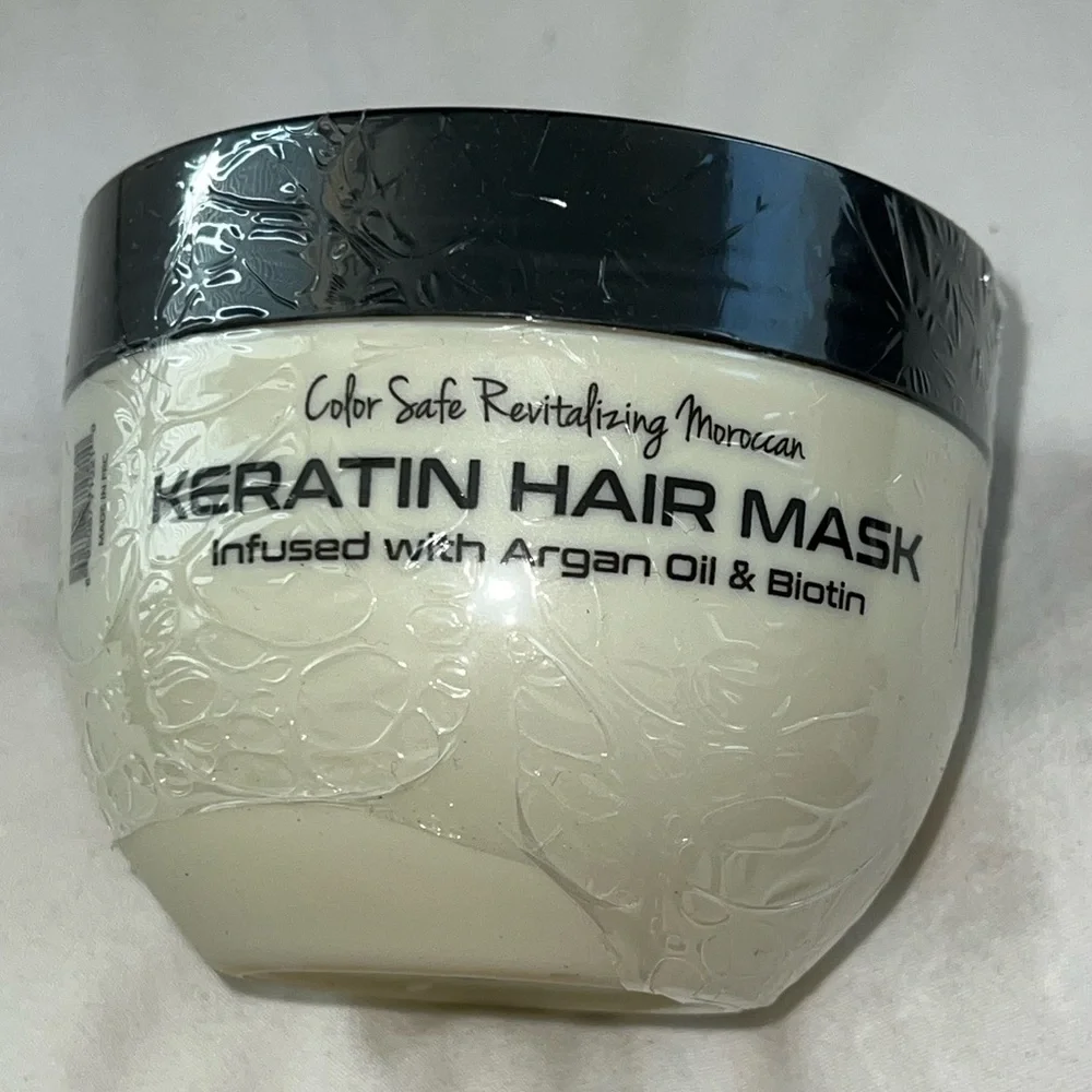 New Straight Ahead Color-Safe Revitalizing Moroccan Keratin Hair Mask